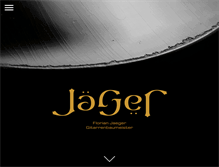 Tablet Screenshot of jaegerguitars.com